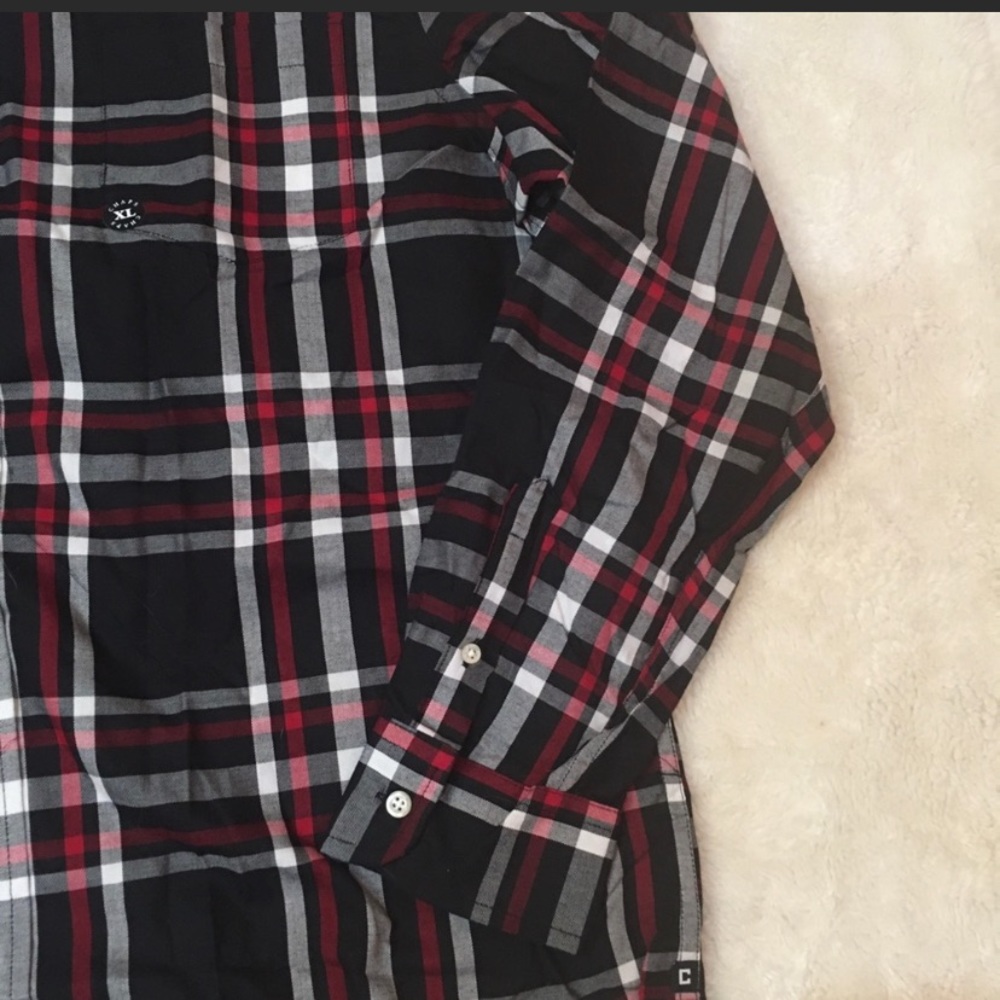 Chaps Long Sleeve Button Down Shirt men XL NWT - Picture 2 of 5